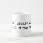 Est-ce que je vous satisfais ? tasse (Centre)