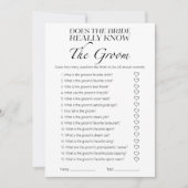 Est-Ce Que La Mariée Connaît Vraiment La Carte De  (Devant)