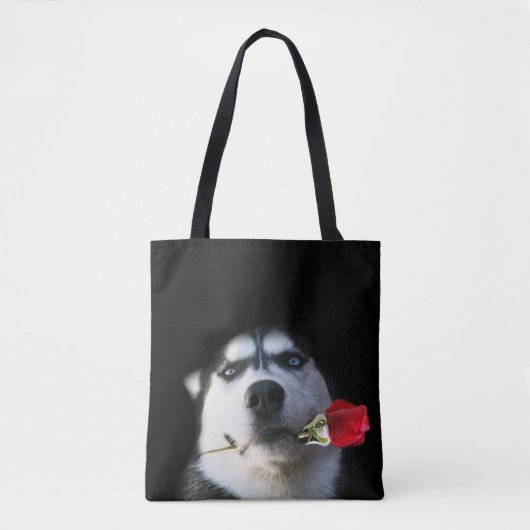 Est-Ce Que Tu Tango ? Beau Husky et Sac fourre-to (Devant)