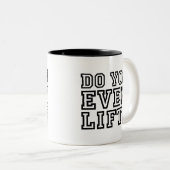 Est-Ce Que Vous Soulevez Même ? Café Mug (Devant droit)