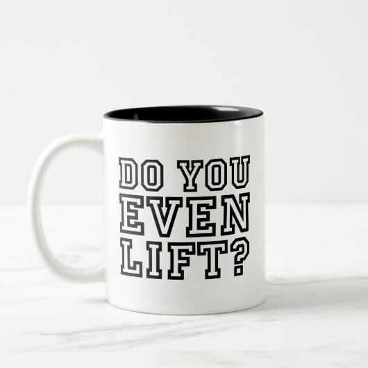 Est-Ce Que Vous Soulevez Même ? Café Mug (Gauche)