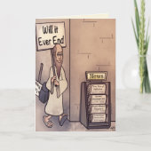 Est-ce qu'il finira jamais la carte de voeux (Devant)