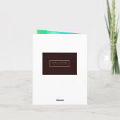 Est-ce ton anniversaire ou le mien ? Carte (Dos)