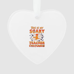 Est Costume d'enseignant effrayant Halloween Sorci