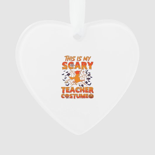 Est Costume d'enseignant effrayant Halloween Sorci (devant)