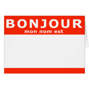 Est de nom de BONJOUR lundi