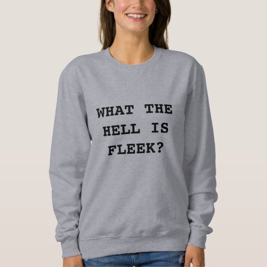 Est diable Fleek - sweatshirt gris (Devant)