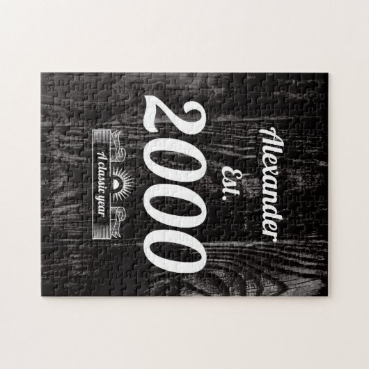 Est. en 2000 Personnaliser Jigsaw Puzzle (Horizontal)