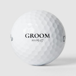 Est. Groom Golf Balls Golfballen