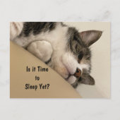 Est-il temps de carte postale de sommeil (Devant)