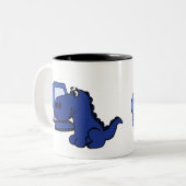 EST la tasse de dinosaure de programmeur de COBOL (Devant gauche)