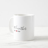 Est rouge d'arrière grand-mère de coeur. Tasse de (Devant gauche)