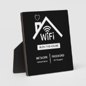 Est sur la maison Wifi Mot de passe plaque (Recto)