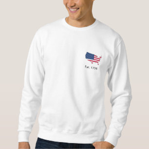 Est turbulent de Gentleman©. Sweatshirt 1776 de