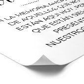 Esta Vela Arde Trouw- en herdenkingsbord in het Sp Poster (Hoek)