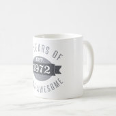 Established 1972 50th Birthday Koffiemok (Voorkant rechts)