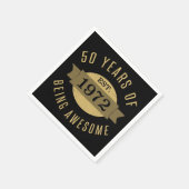 Established 1972 50th Birthday Servet (Hoek)