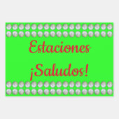 Estaciones ¡Saludos ! Pack papier Tres (Devant 2)