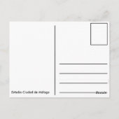 Estadio Ciudad de Málaga Briefkaart (Achterkant)