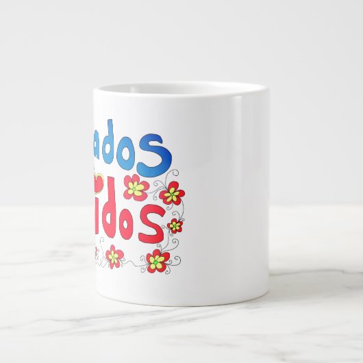 estados unidos latte mug (Devant)
