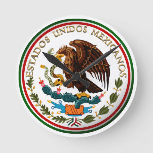 Estados Unidos Mexicanos (Eagle from Mexican Flag) Ronde Klok