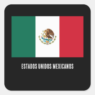 Estados Unidos Mexicanos Vierkante Sticker