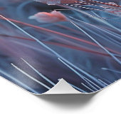 Estambul: Arte de Línea con coordenadas. Perfect Poster (Hoek)