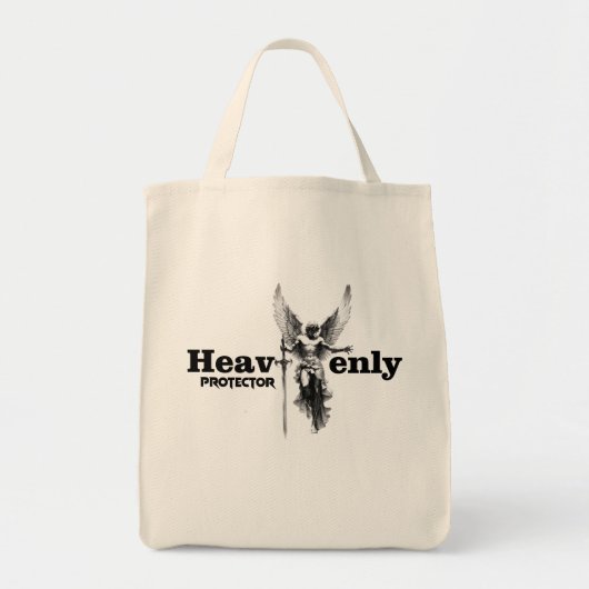 Estampa Anjo - Heavenly Protector - Bolsa Tote Bag (Voorkant)