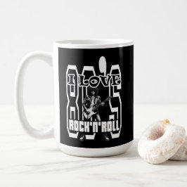 Estampa Rock - I Love 80s Rock’n’Roll – Caneca Koffiemok