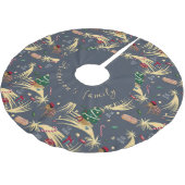 estampado navideño de regalos y dulces para niños kerstboom rok (Gekanteld)