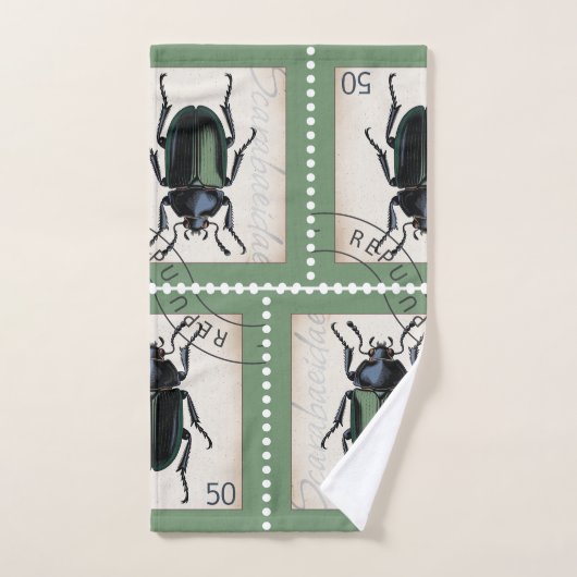 Estampilla de Entomología (Serviette à main)