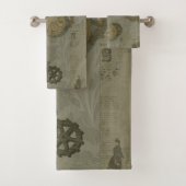 Estampunk vert olive vintage (En situation)