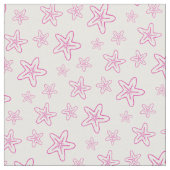 Estarfish de mer en tissu blanc rose (Fermer)