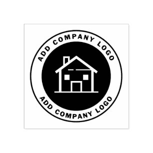 Estate Agent Custom Business Logo Rubberstempel
