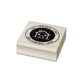 Estate Agent Custom Business Logo Rubberstempel (Stempel)