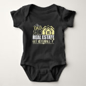 Estate Agent Funny Realtor Pap Romper (Voorkant)