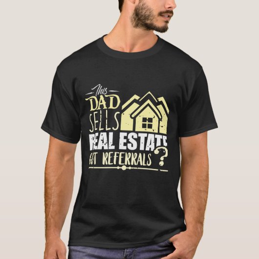 Estate Agent Funny Realtor Pap T-shirt (Voorkant)