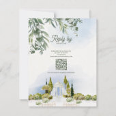 Estate Garden Pavilion Wedding RSVP with QR Code (Dos)