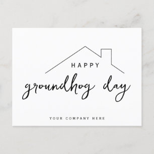 Estate Groundhog Day Marketing Briefkaart