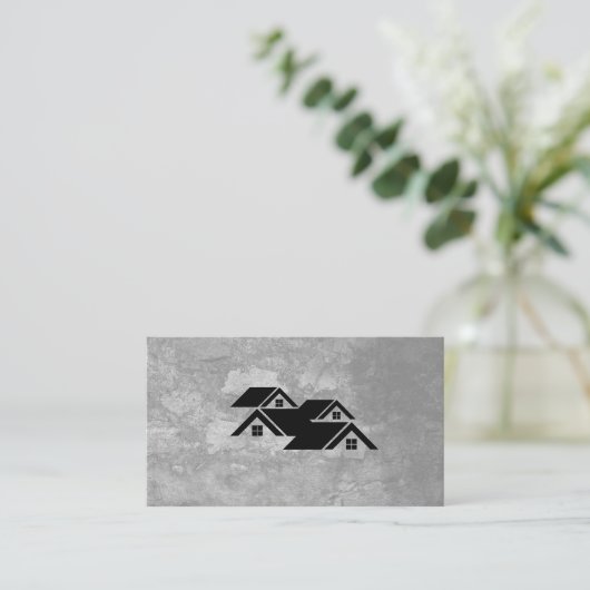 Estate Homes Grunge Visitekaartje (Staand voorkant)