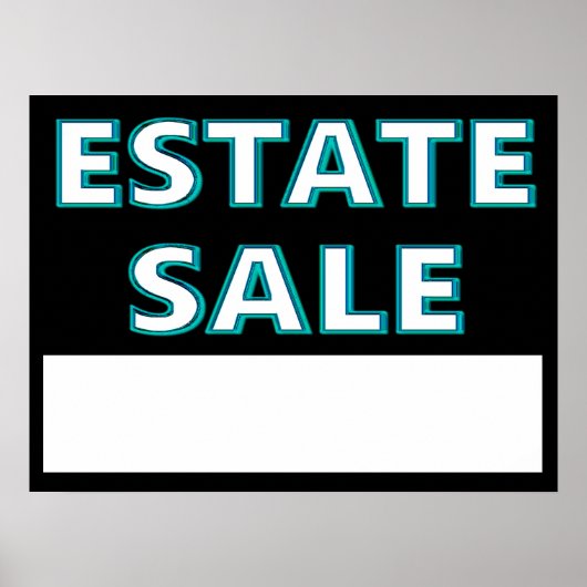Estate Sale Poster (Voorkant)