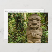 Estatua antigua que toca la flauta briefkaart (Voorkant / Achterkant)