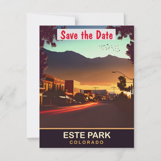 Este Park, Colorado, Carte postale de voyage,  (Devant)