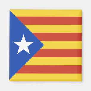 Estelada - Catalaanse vlag met ster Magneet