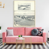 Estella Blanca Vineyard, Californië Canvas Afdruk (Insitu (Woonkamer))