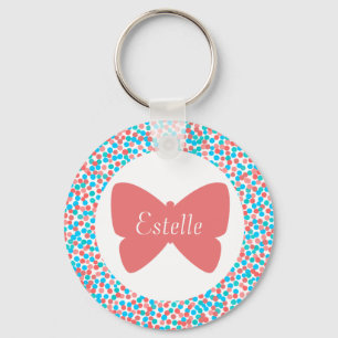 Estelle Butterfly Stippen Sleutelhanger