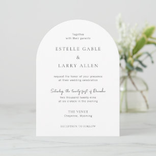 Estelle Elegant Wedding Kaart