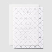 Estelle Elegant Wedding Save the Date Vellum Uitnodigingen (Offset (Uitnodiging))