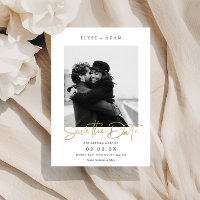 Estelle Foto Save The Date Goud Folie