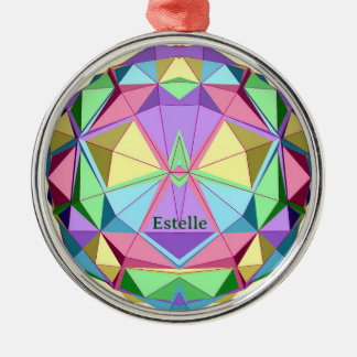 ESTELLE ~ Kerstornament ~ POLYHEDRON ~ Metalen Ornament